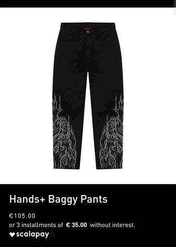 American Vintage Dolly Noire İsbirligi Hand Baggy Pants