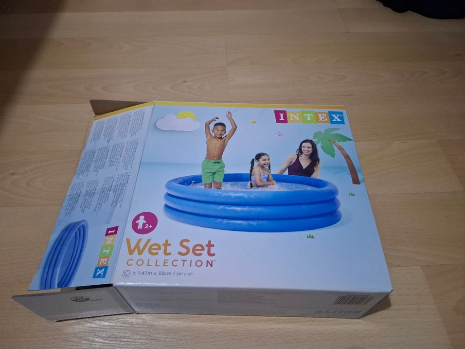 Mavi Çocuk Şişme Havuz 1.47mx33cm - Görsel 2