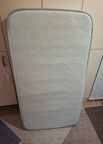 Gri Kenarlı Beyaz Bebek Yatağı işbir markalı - Görsel 2