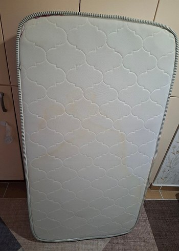 Gri Kenarlı Beyaz Bebek Yatağı işbir markalı - Görsel 5