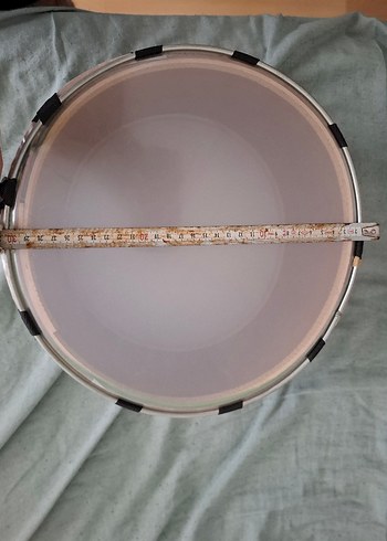 yeşil Renkli Yuvarlak 30 cm çaplı çocuk davulu - Görsel 3