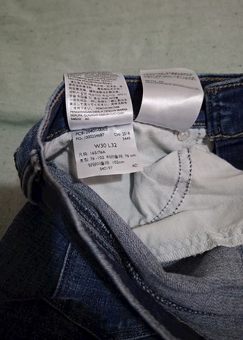 Gri Mavi Kadın Bol Kesim Midi Kot Pantolon - Görsel 6