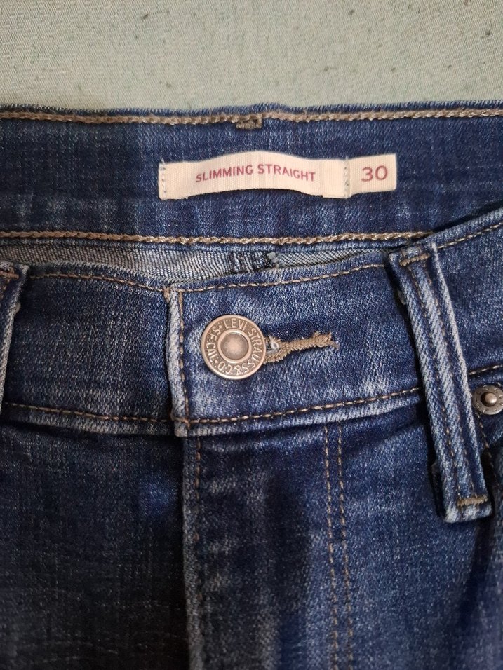 Gri Mavi Kadın Bol Kesim Midi Kot Pantolon - Görsel 5