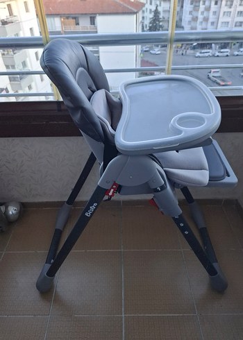 kanz antrasit Gri Bebek Mama Sandalyesi - Görsel 6