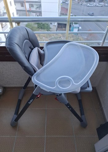 kanz antrasit Gri Bebek Mama Sandalyesi - Görsel 3