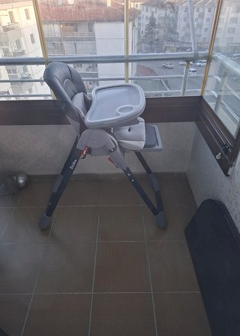 kanz antrasit Gri Bebek Mama Sandalyesi - Görsel 5