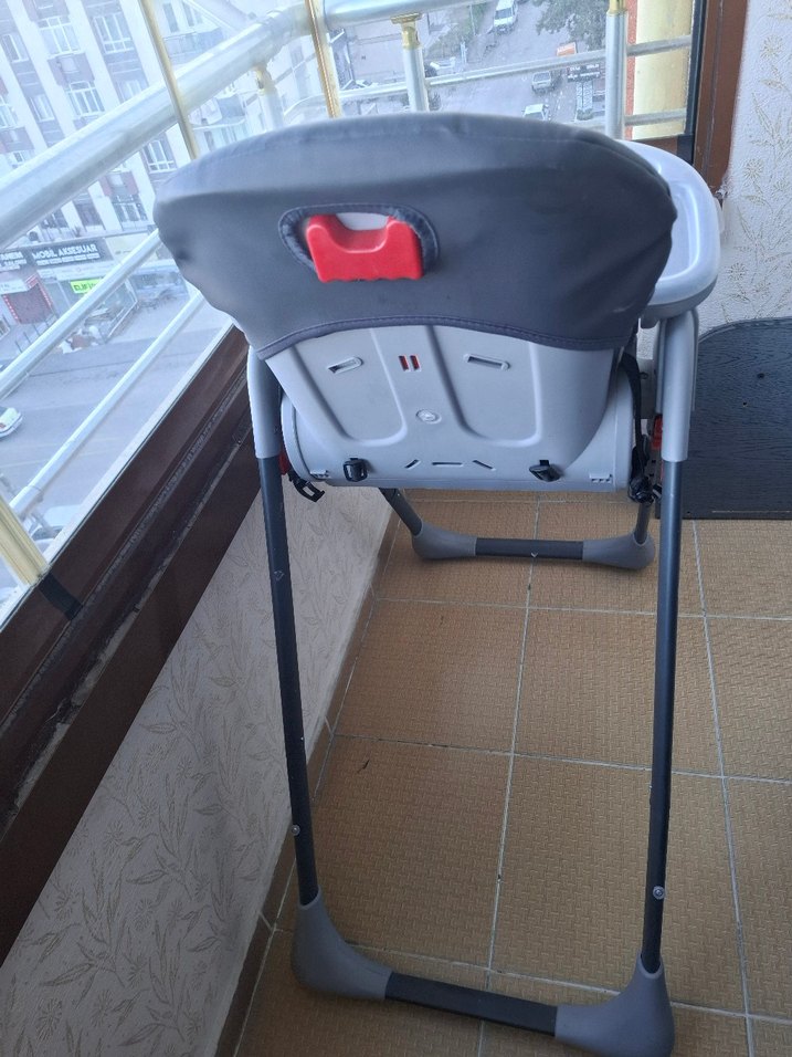 kanz antrasit Gri Bebek Mama Sandalyesi - Görsel 4