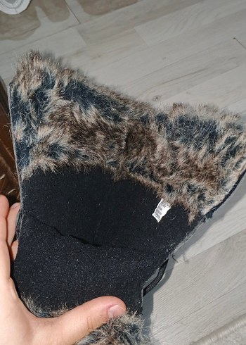 Kahverengi Leopar Desenli Kürklü Kadın Bot - Görsel 4