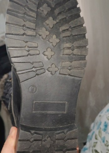 Kahverengi Leopar Desenli Kürklü Kadın Bot - Görsel 3