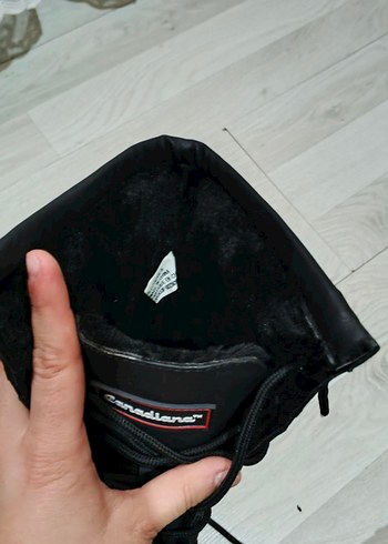 Siyah Deri Bağcıklı Yüksek Topuklu Goth Bot - Görsel 4