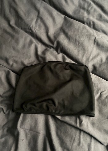 Siyah çıtçıtlı Crop - Görsel 2