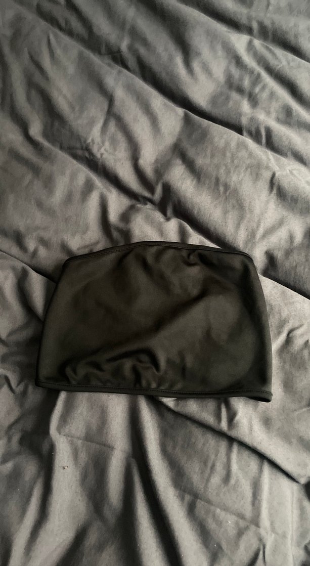 Siyah çıtçıtlı Crop - Görsel 2