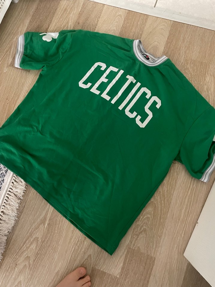 Erkek Yeşil CELTICS Spor Tişörtü - Görsel 2