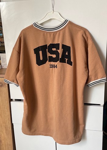 Kahverengi Süet Erkek Tişört - Görsel 2