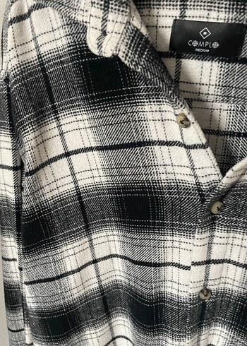 Gri Ekose Pamuklu erkek Gömlek - Görsel 3