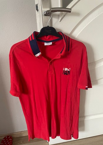 Kırmızı Erkek Kısa Kollu Polo Tişört - Görsel 4