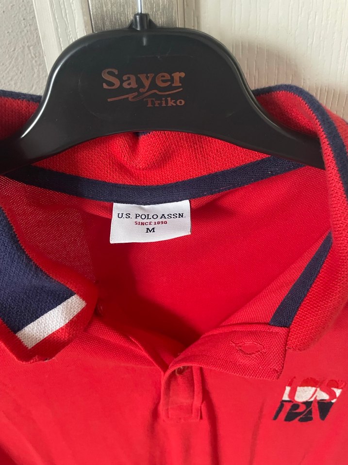 Kırmızı Erkek Kısa Kollu Polo Tişört - Görsel 2