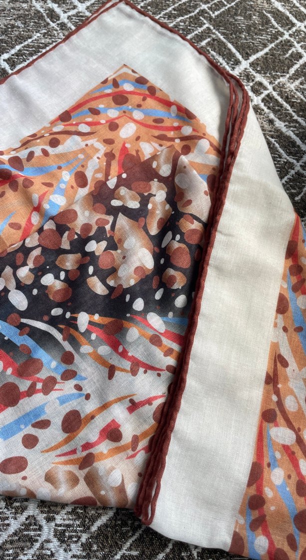 Bohem Çok Renkli Kadın Şal - Görsel 4