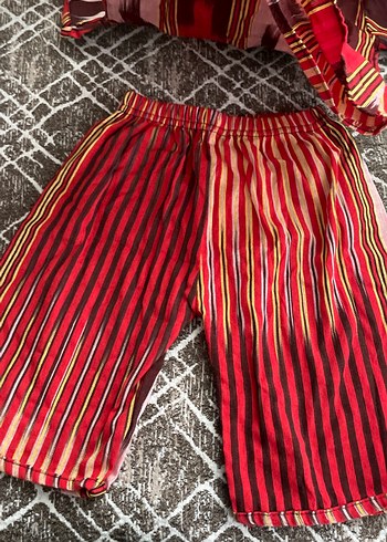 Çocuk Bohem Kısa Kollu Piliseli Takım - Görsel 4