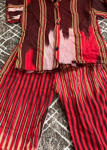 Çocuk Bohem Kısa Kollu Piliseli Takım - Görsel 2