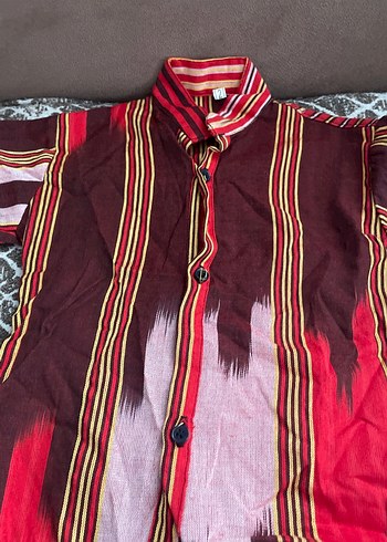 Çocuk Bohem Kısa Kollu Piliseli Takım - Görsel 3