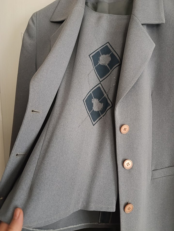 kadın üçlü takım ceket,etek,bluz - Görsel 2