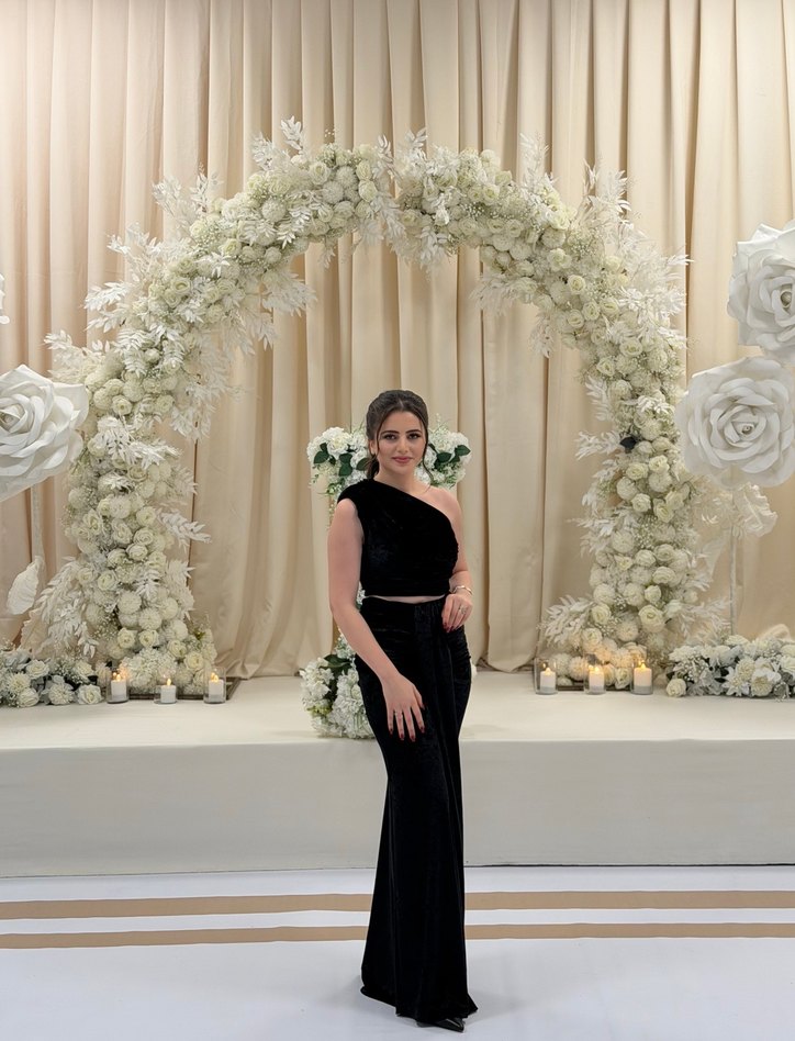 Adl night zoom Siyah Straplez uzun Kadın Elbise - Görsel 3