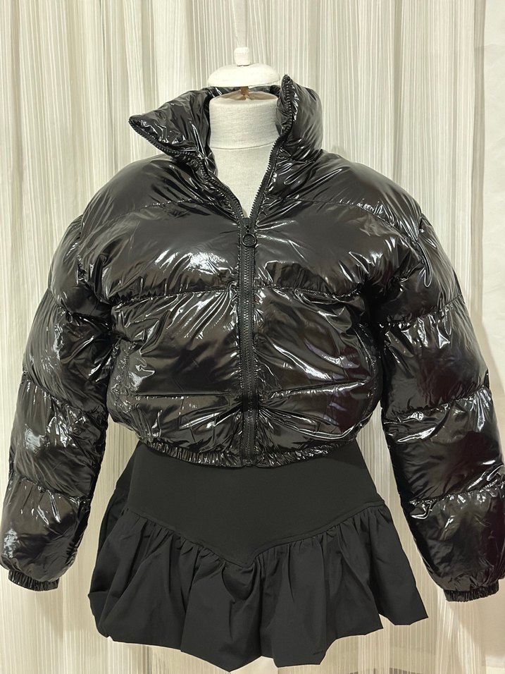 Kadın Siyah Kısa su itici mont didemmbutik takip - Görsel 3