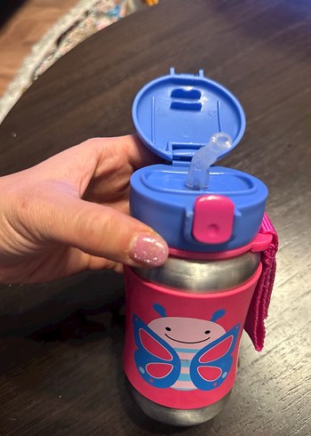 Skip hop Renkli Kelebekli Çocuk Termos Seti - Görsel 7