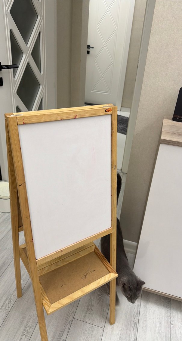 Çocuklar için beyaz yazı tahtası ve - Görsel 3