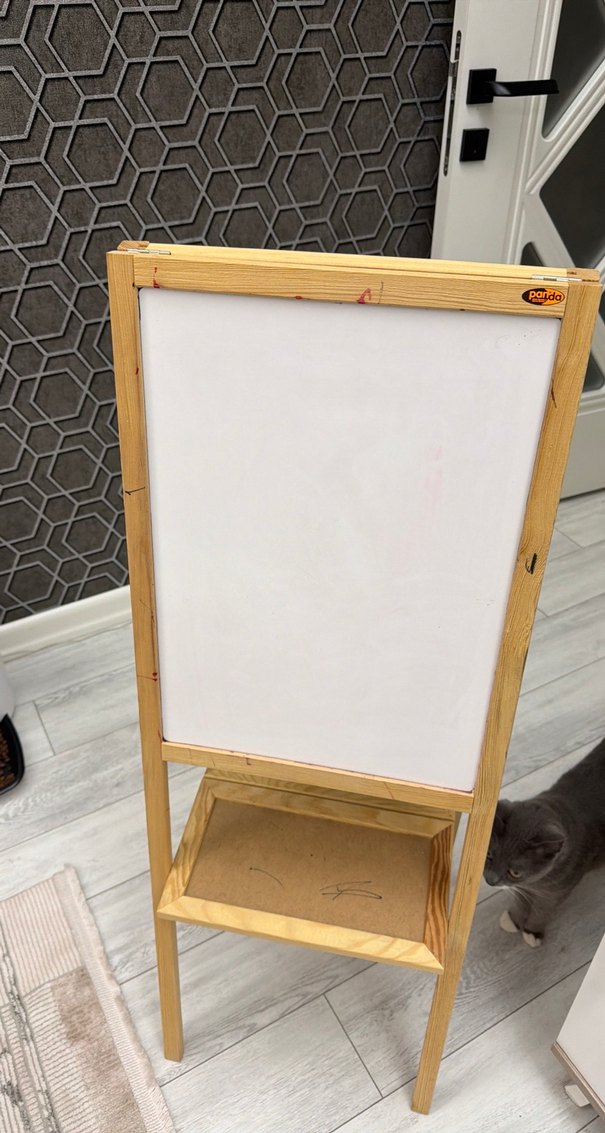 Çocuklar için beyaz yazı tahtası ve - Görsel 2