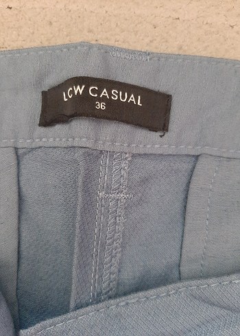 erkek mavi Loose Fit Kısa Kot Pantolon kapri şort roller - Görsel 2