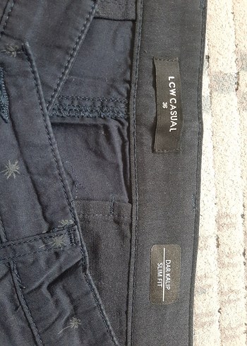 Erkek Lacivert Düğmeli Roller Bermuda Diz alti Şort kapri - Görsel 2