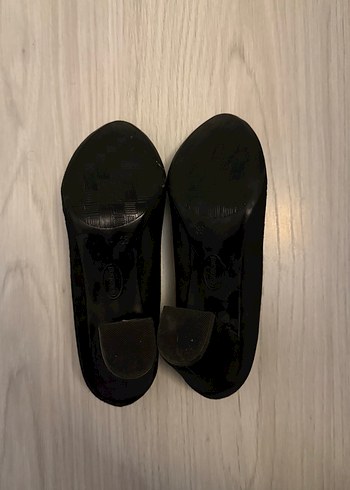 Siyah Süet Dolgu Topuklu Kadın Platform Ayakkabı - Görsel 3