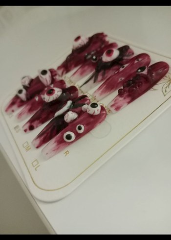 Hallowen takma tırnak - Görsel 3