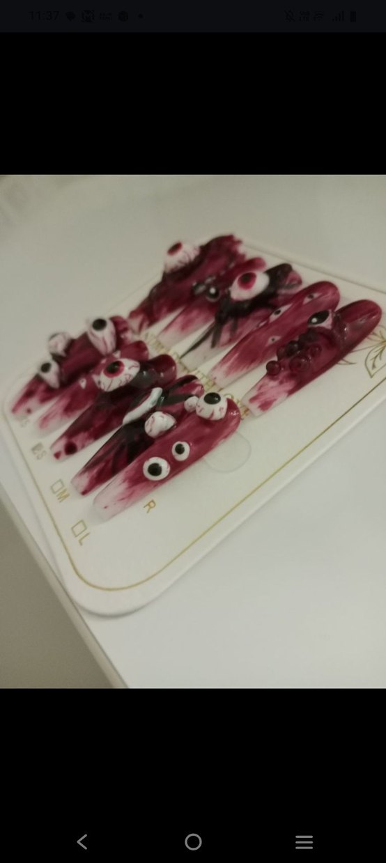 Hallowen takma tırnak - Görsel 3