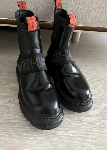 Harley Davidson Siyah Bot