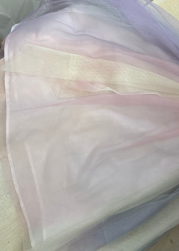 Kız Çocuk Çok Renkli Bohem Straplez Elbise - Görsel 3