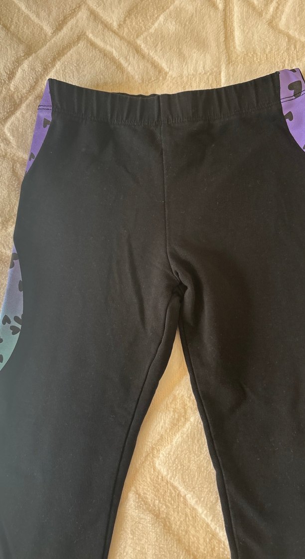 Kızlar için Çok Renkli Tie-Dye Tayt - Görsel 2