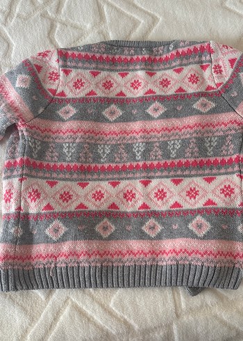 Kız Çocuk Örgü Renkli Bohem Hırka - Görsel 5