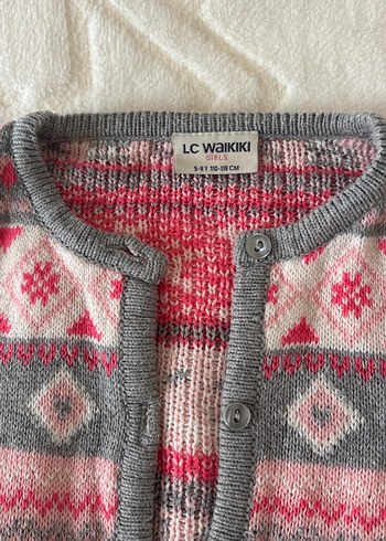 Kız Çocuk Örgü Renkli Bohem Hırka - Görsel 3