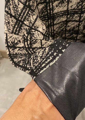 Gri Kareli Salaş tunik - Görsel 6