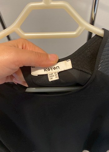 Kadın Siyah deri detaylı - Görsel 4