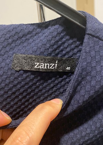 Kadın Lacivert diz altı elbise - Görsel 3