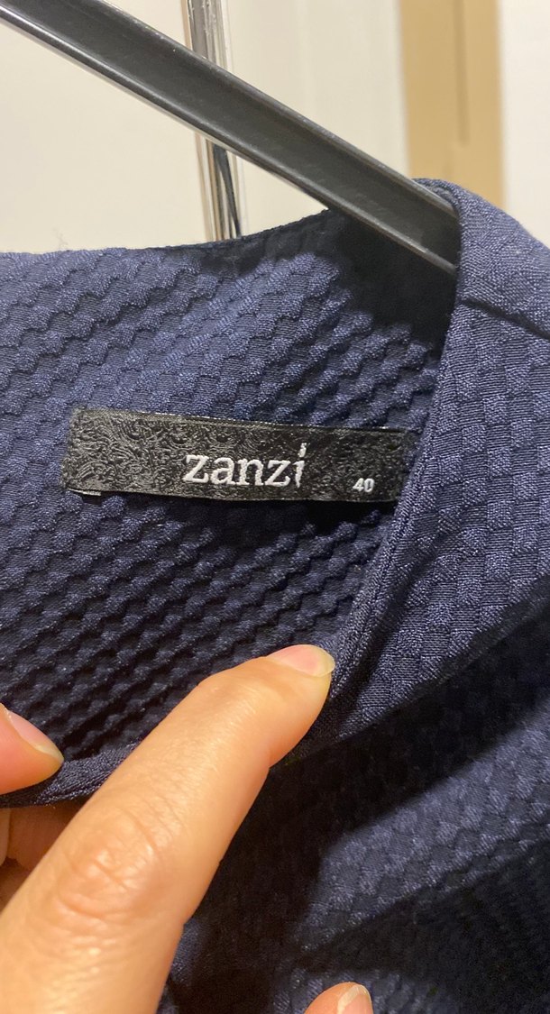 Kadın Lacivert diz altı elbise - Görsel 3