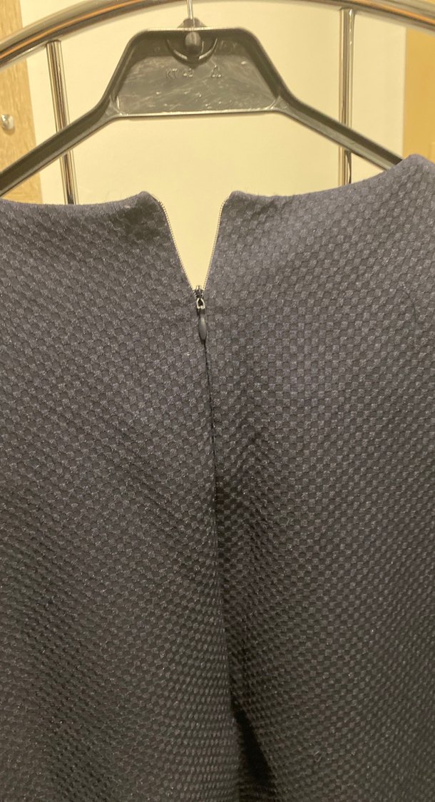 Kadın Lacivert diz altı elbise - Görsel 4