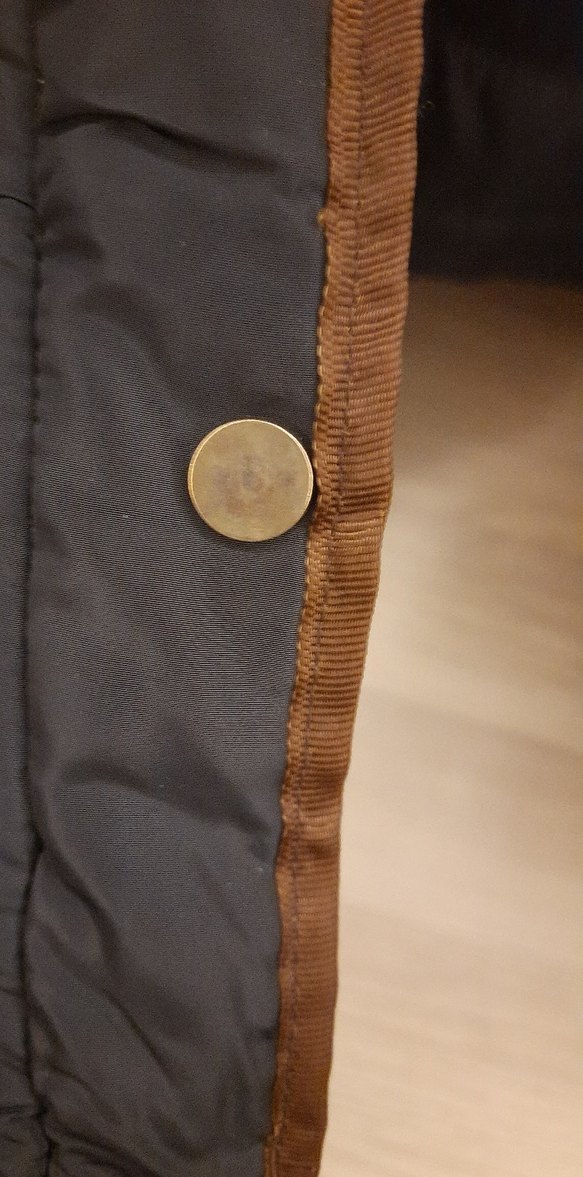 Defacto Kadın Kürklü Lacivert Mont - Görsel 5