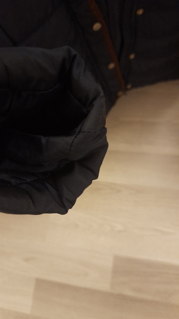 Defacto Kadın Kürklü Lacivert Mont - Görsel 4