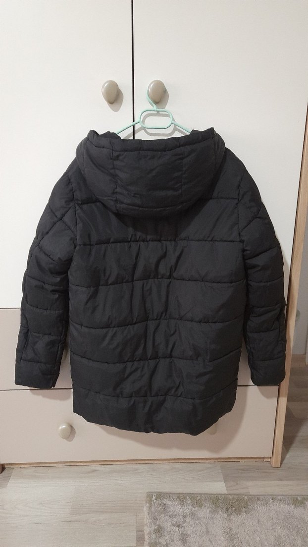 Mango Siyah Şişme Mont - Görsel 2