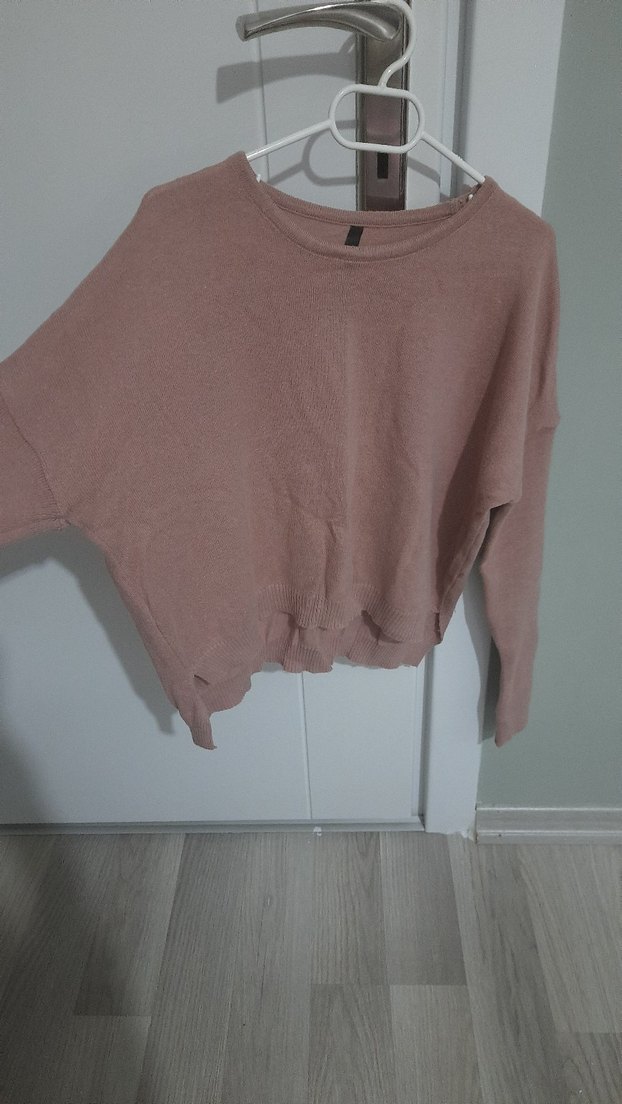 Addax Kadın Crop Kazak - Görsel 5